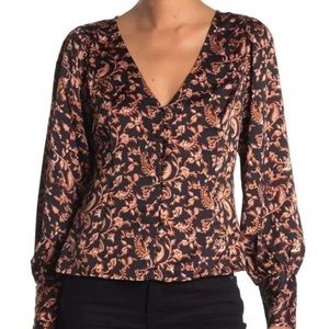 LUSH Floral Printed Blouse